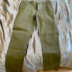 Banana Republic Slim Fit chinos - Olive green 30 waist 32 length